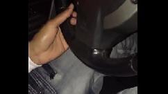 Prestes a bater ao entrar na interestadual