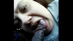 Ela sugou minha bbc para a b de erva daninha