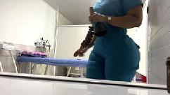 Cuzinho lindo da enfermeira gravado (culona bbw)